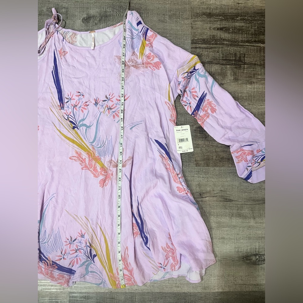 FREE PEOPLE Clear Skies Cold Shoulder Tunic in Lilac - Picture 9 of 9